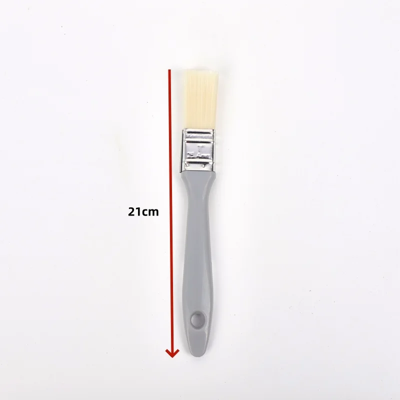 white hair gray plastic handle paint brush from China  Paint Brush for  Traditional House Painting