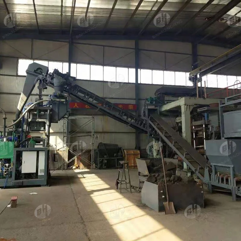 flaskless automatic casting machine green sand foundry molding line