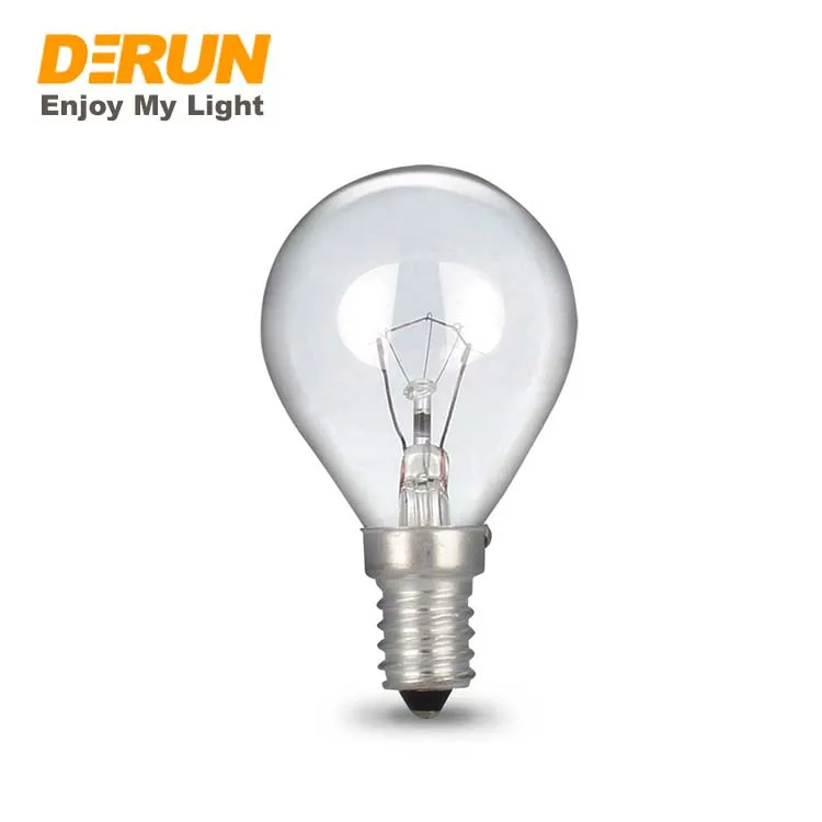 0.7W 1W 1.2W 3W Globe Lamps E27 B22 G45 Clear Plastic Cover Bulb Light For Christmas, LED-COLOR