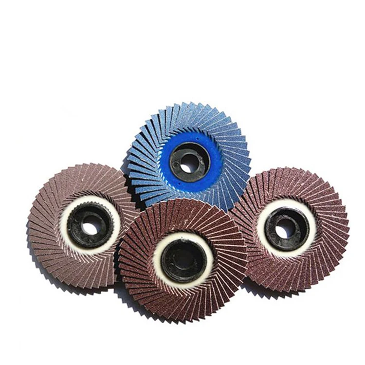 Polishing stainless steel 4inch 115mm flap disc 40 grit 80grit 120grit aluminum oxide material flap disc price