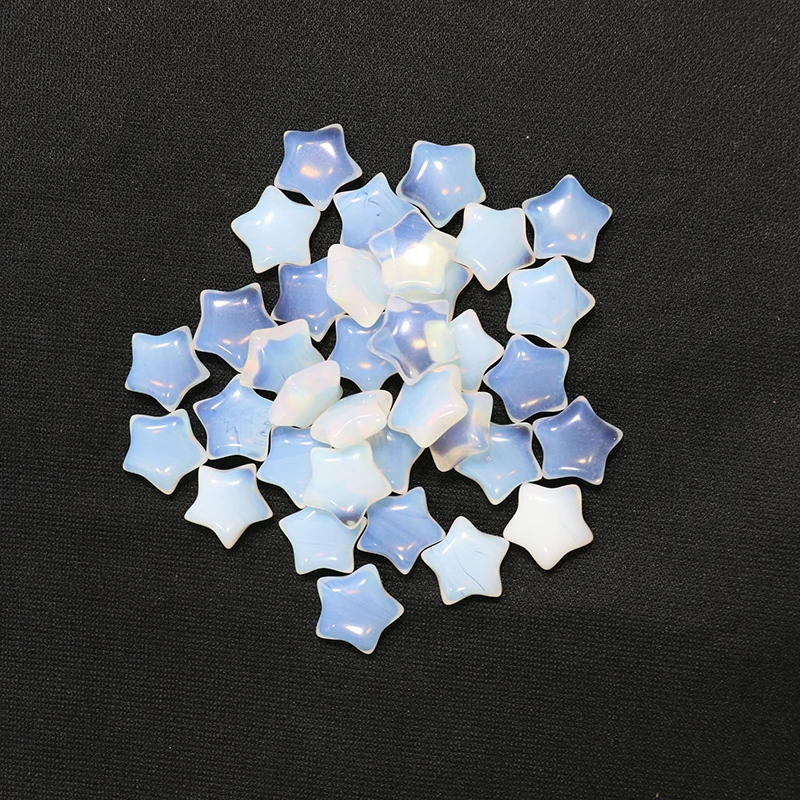 18mm Factory price Wholesale Mini Crystal Carving Polished Star Shape