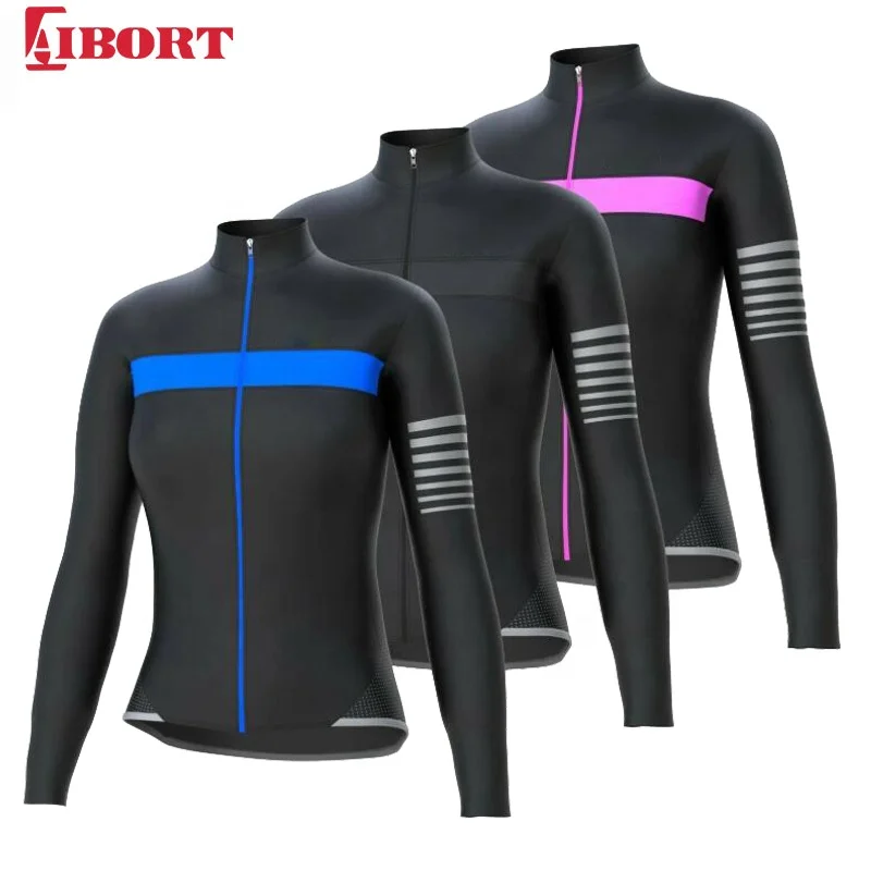 Цветные велосипедные рубашки Windstopper с длинным рукавом