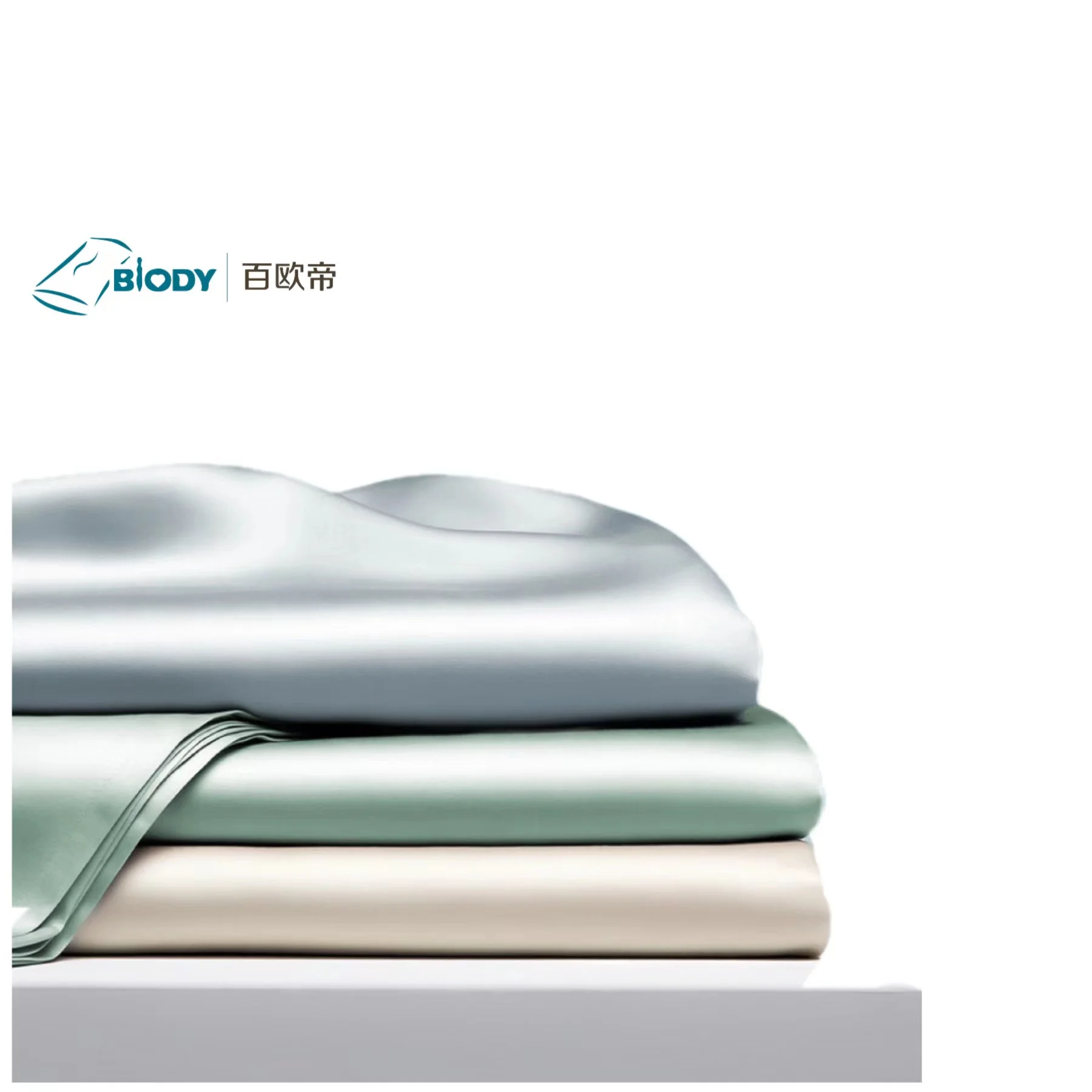 Customized 100% Nature Tencel bedsheets set king size Solid Color Comfortable Bedding set