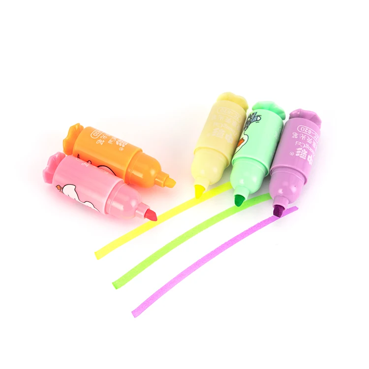 Нетоксичные дети учатся милые конфеты пастельно-хайлайтер маркер для белой доски