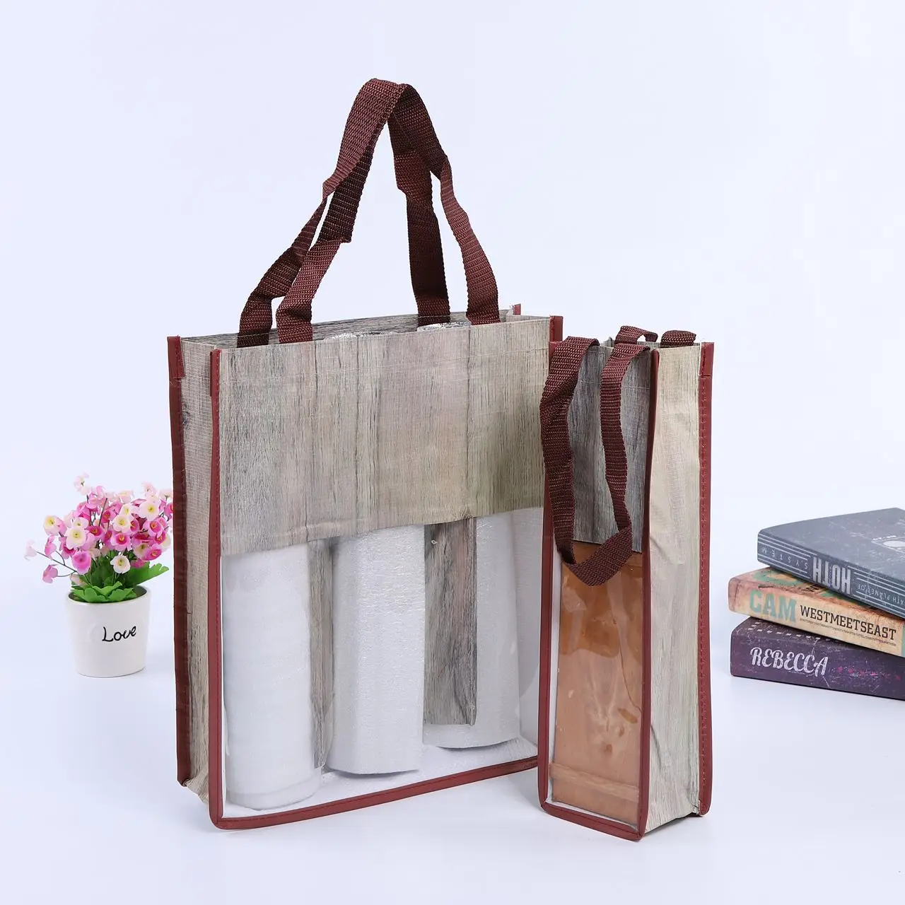 Factory supply Unique Accept Customized Shopping tote Bag Laminated PP Woven Bag