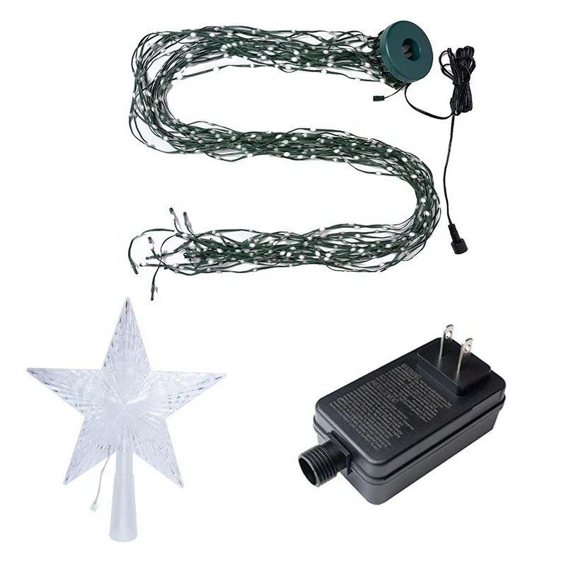 APP control wifi Smart Christmas tree lights smart USB powered LED fairy outdoor string lights For Christmas trees