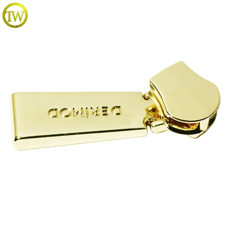 Сумка Золотая застежка-молния изготовление на заказ штампованная буква #5 слайдер головка фирменные ярлыки для куртки