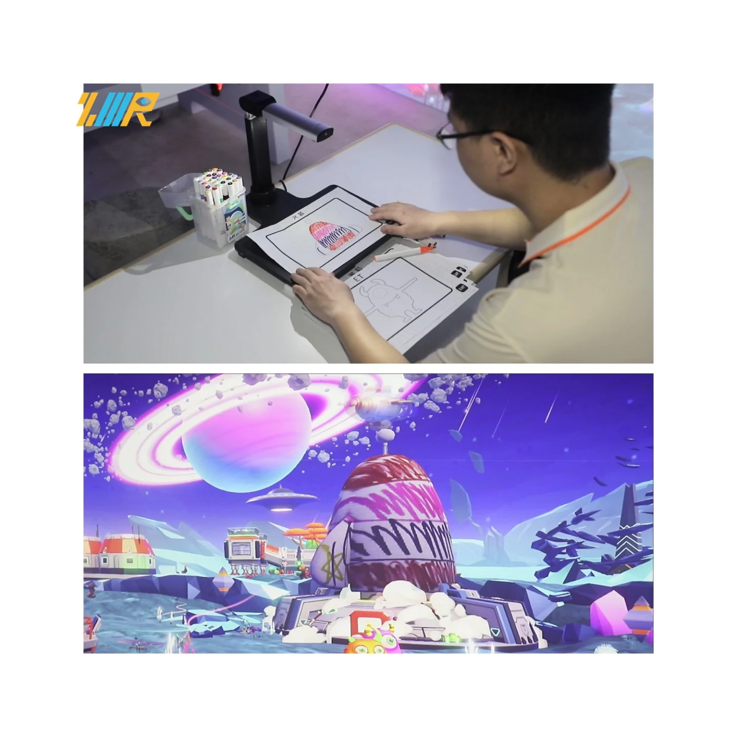 Scanner Version 3d AR interactive painting projection interactive-projection-game interactive projection mapping wall