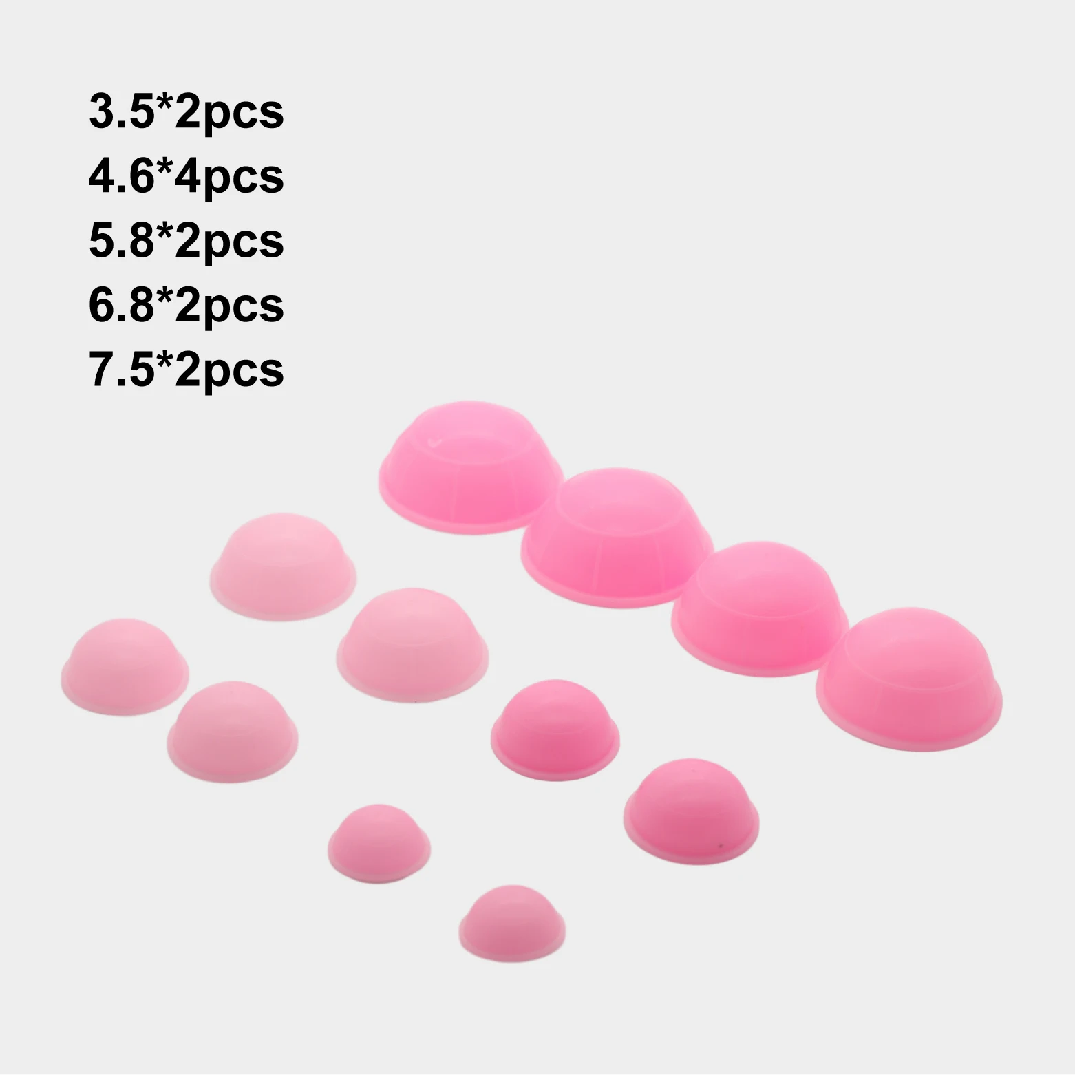 Wholesale 12 Cups 5 Sizes Cupping Therapy Set Silicone Cupping Massage Cups Chinese Cupping Therapy Cup