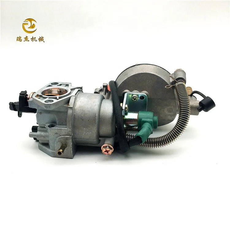 Двойной топливный генератор карбюратора сжиженного нефтяного газа для двигателя Honda GX390 188F Новинка