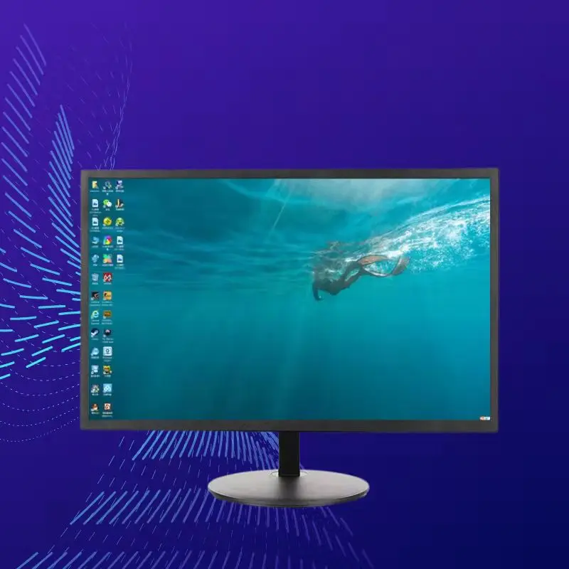 19 inch HD light computer display multifunctional display connected to desktop computer monitoring display