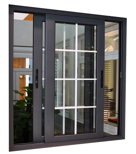 
Aluminium Glass Sliding Window Design Powder Coated Windows And Doors With grills 