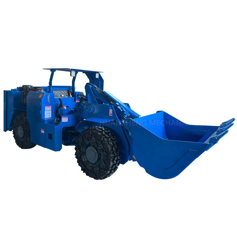 HuanSheng 1200 кг подземный карьерный совок 0 75 дизельный 52 кВт мини-совок