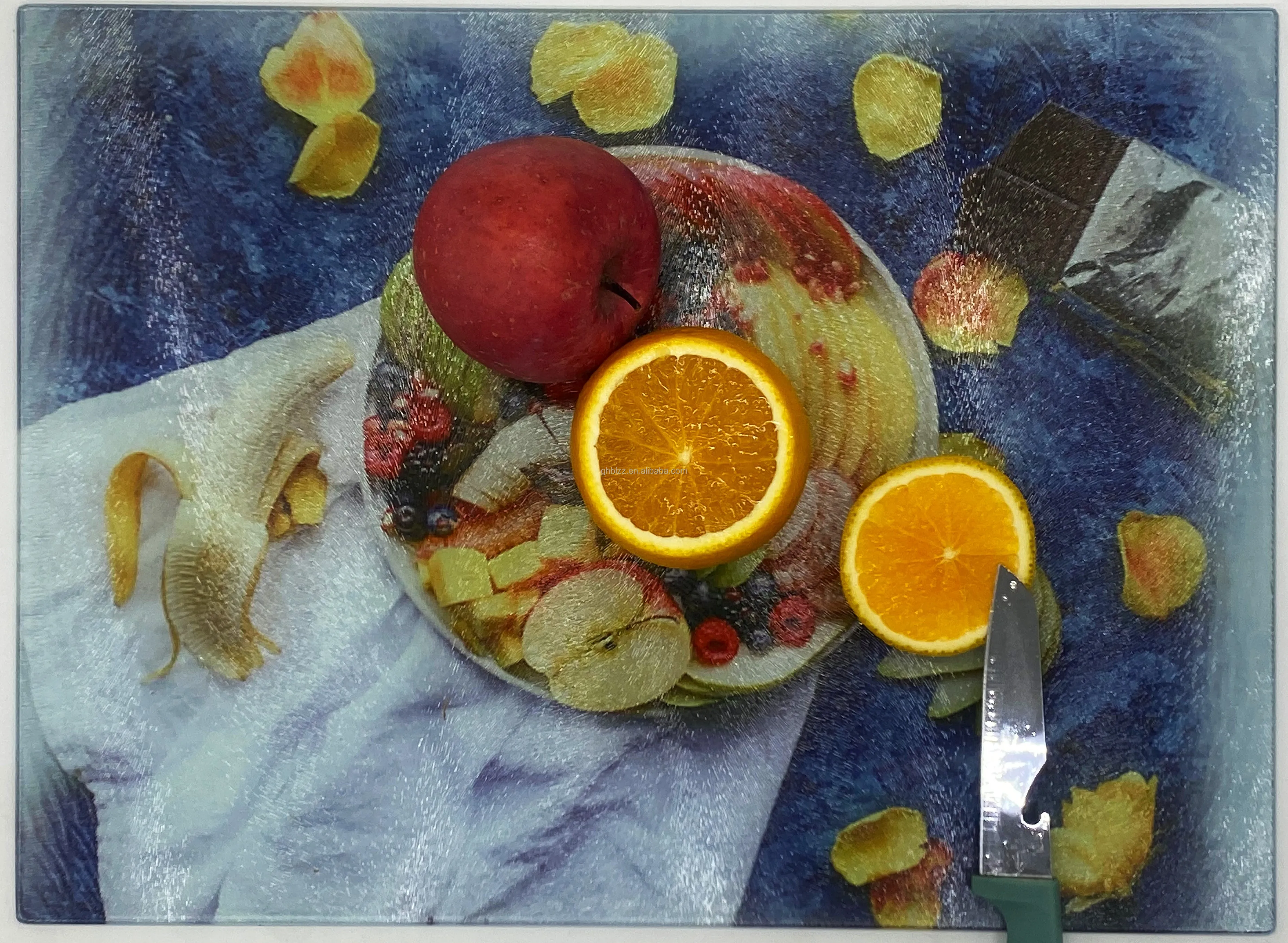 Eco-friendly Tempered Glass Chopping Board Unbreakable Cutting Board