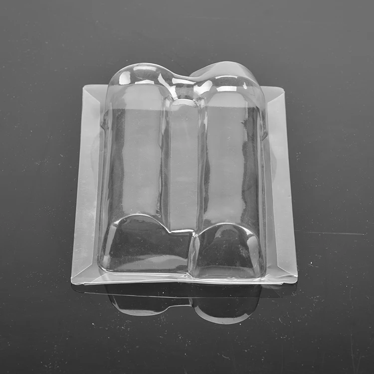 custom biodegradable blister clamshells packaging for plants with printed paper insert