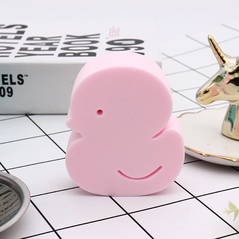 Wholesale Baby Foam duck Natural Cellulose Bath Sponge Natural baby Sponge Bath Sponge for kid