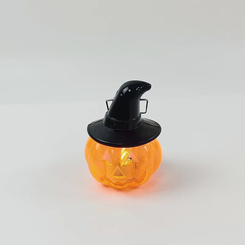 2024 Hot Selling Halloween Thanksgiving Decoration Pumpkin Light jack-o-lantern Mini Hand LED Lantern Horseshoe Light