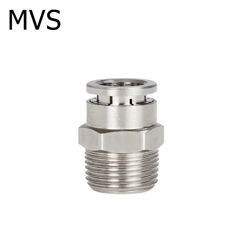 Straight outside thread tracheal joint 360 degrees of free rotation 4mm 3/4 conector Hose Fitting