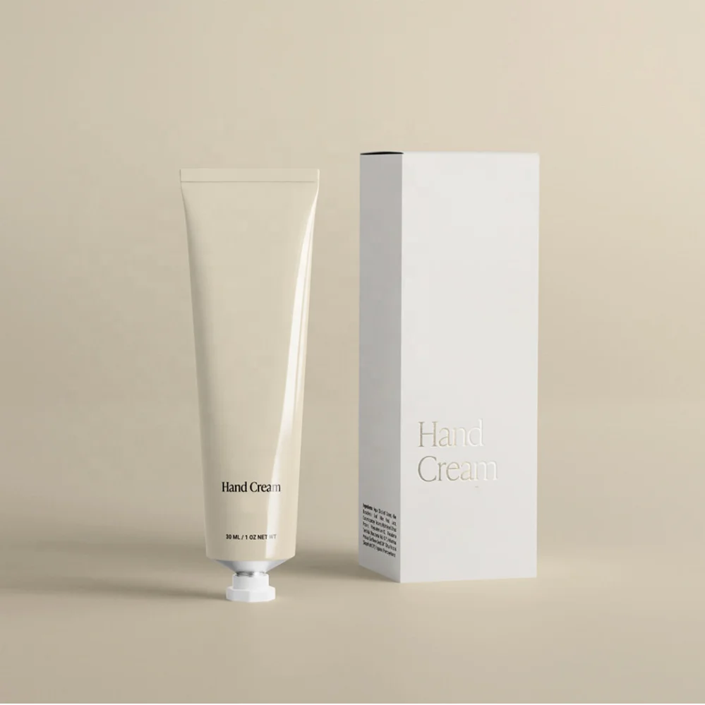 Tube Hand Cream Toothpaste Tubes Container Cosmetic Face Wash Soft Cosmetic Squeeze Aluminum Skin Care Screen Printing Round WY