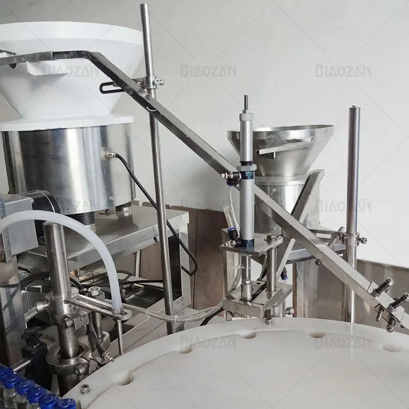 China Manufacturer Rotary Medicine Liquid Bottling Automatic Vial Filling Capping Machine and Labeling
