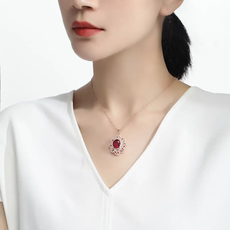 S925 Silver inlaid fritillaria zircon, two wearing way four leaves clover chain