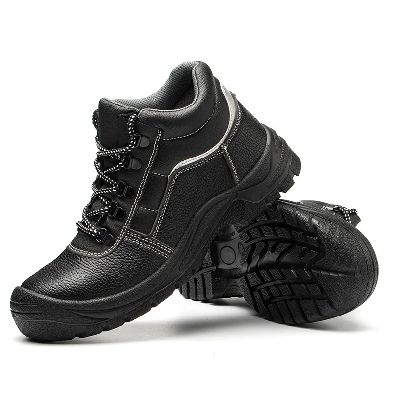 Горячая Распродажа, нескользящая Нескользящая Проколотая промышленная Мужская обувь Jubang со стальным носком, дышащие защитные рабочие ботинки