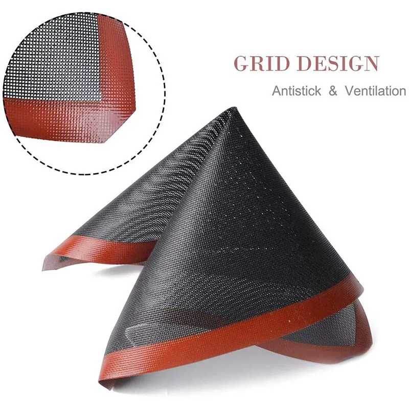 Двусторонний термостойкий силиконовый коврик для выпечки на выпечке Eclair, перфорированный коврик для выпечки хлеба