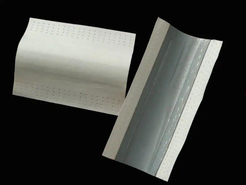 Flexible metal drywall joint corner tape