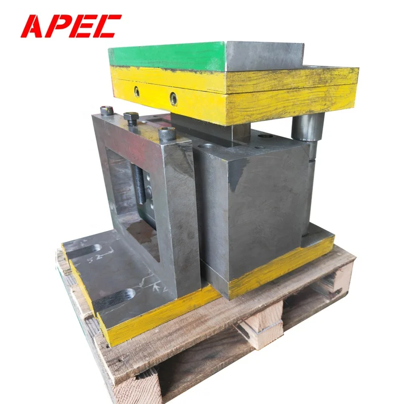 100*100mm Profile Steel Angle bar cutting punch die Customized Molds  Machine tools