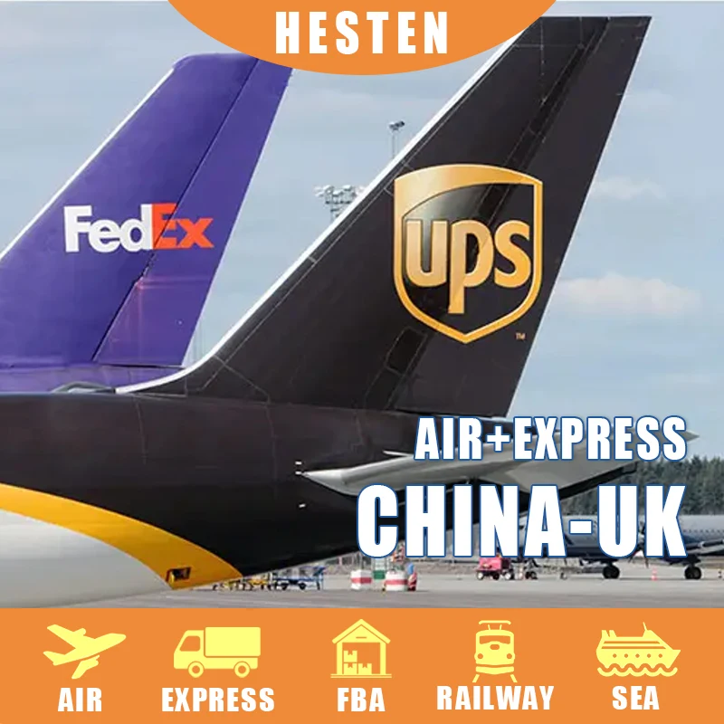 China To UK Express Freight Amazon FCL LCL DHL Fedex UPS Air Sea Transport Services Handle Customs Clearance Taxes Door To Door