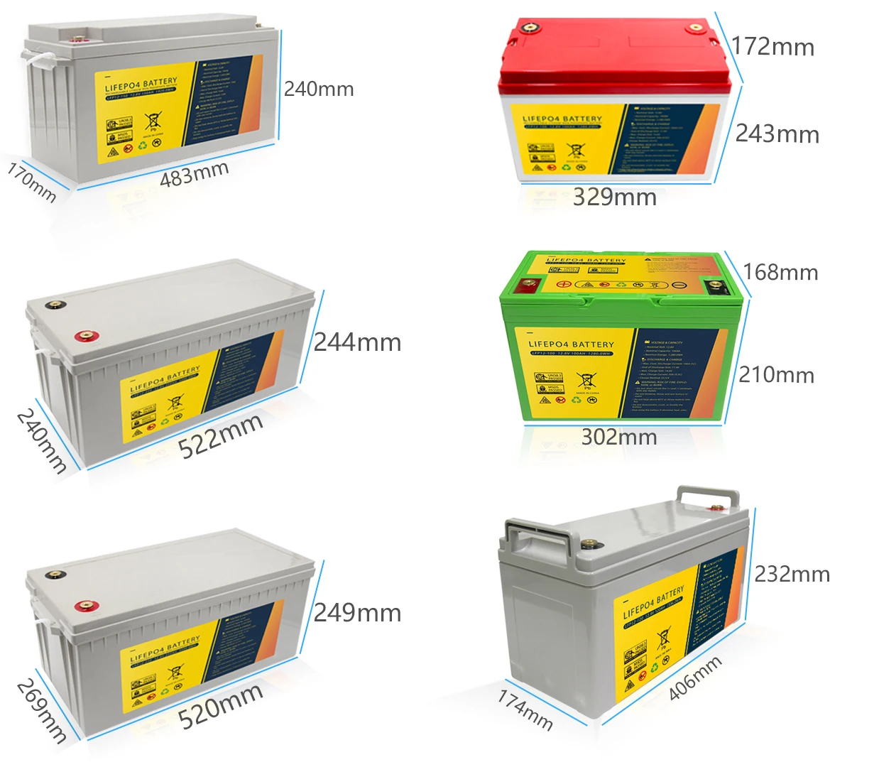  TAICO 12.8v 100ah Rechargeable lifepo4 Battery OEM Logo 12v RV Lithium Ion solar lithium iron phosphate packs