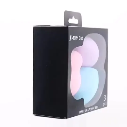 New Products Different Color Wholesale High Quality Super Soft Makeup Sponge Custom Logo Blender Microfiber Sponge