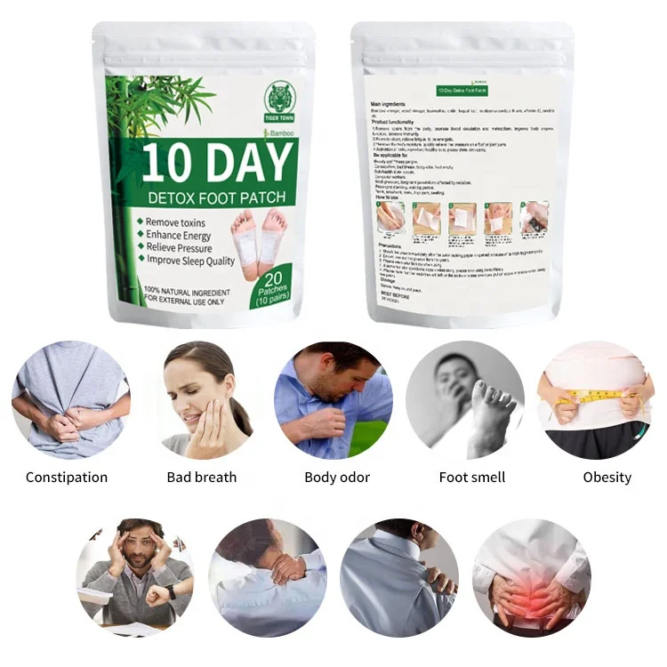 Korea 2 In1 Detox Foot Pads Beauty Slim Patch Best Seller Rose Detox Foot Patch