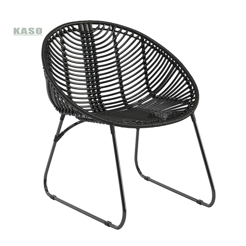 Modern Rattan Wicker Chair Outdoor Furniture Dining Metal Teak Wood Restaurant Patio Woven aluminum Rope Stackable Garden Chair