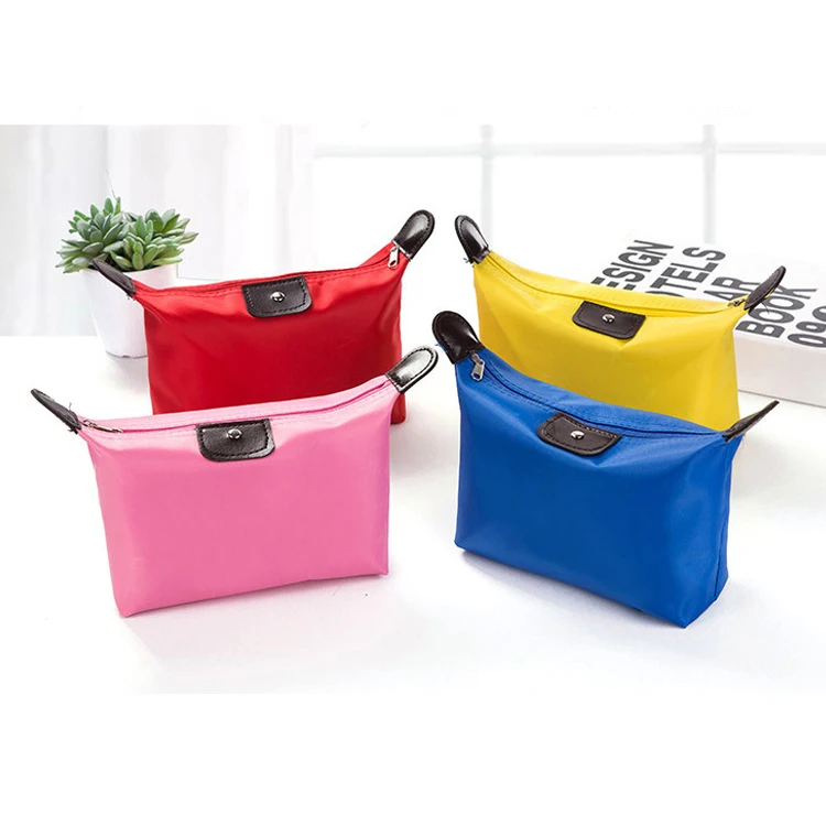 Wholesale Fashion Makeup Bag Small Waterproof Travel Beauty Case Pouch Toiletry Bag Custom Logo Zipper Cosmetic Bags For Makeup