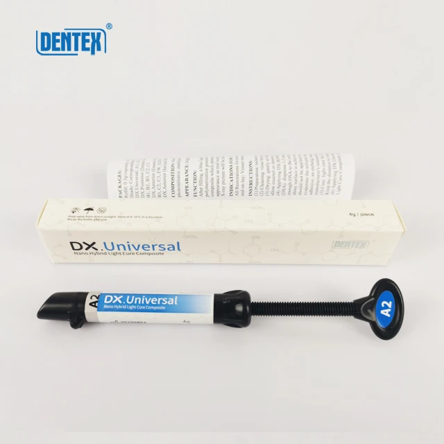 DX.Universal light cure composite resin, durable dental filling composite, nature looking teeth restoration material