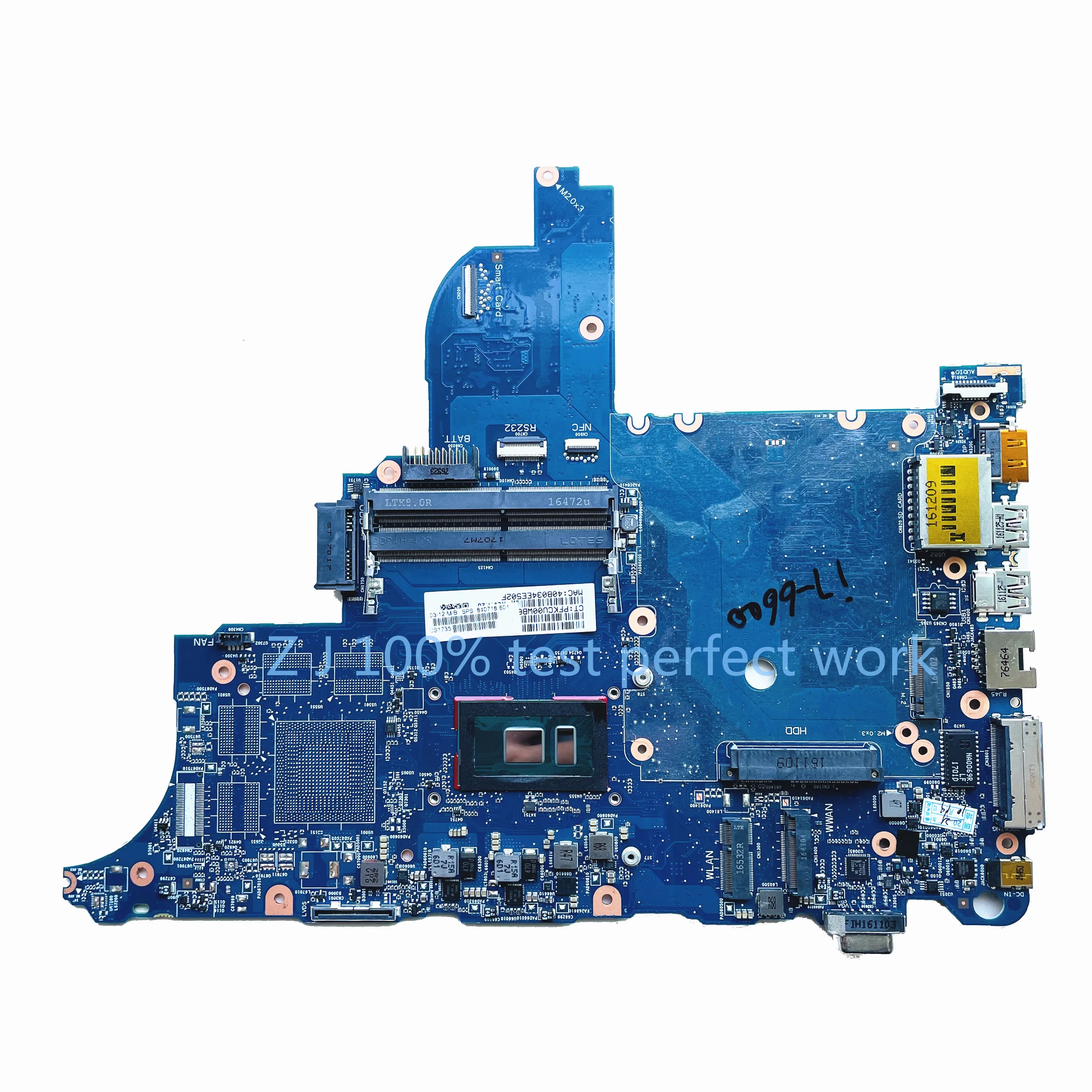 CIRCUS-6050A2723701-MB-A02 For HP Probook 640 G2 650 G2 Laptop Motherboard 840718-601 With i7-6600u CPU DDR4 MB 100% Tested