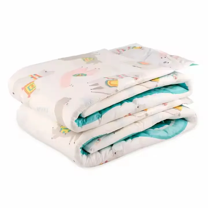 Super Absorbent Disposable XL Adult ABDL Diaper Printed Breathable PE Film Cotton Leak Guard with Japan SAP Fluff Pulp Material