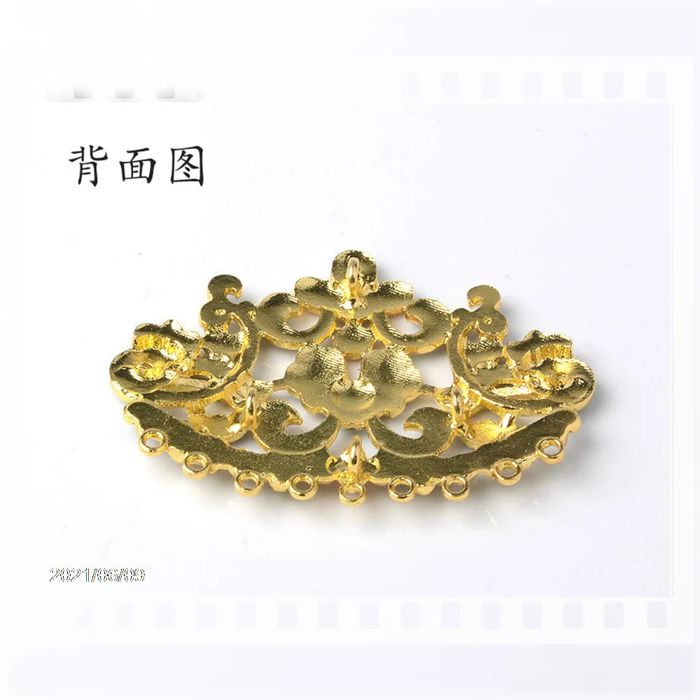 
2021 style Chinese style alloy material ladies diy bridal headgear accessories 