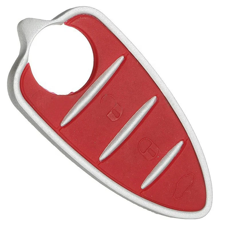 Soft 3 Button Remote Car Key Rubber Pad Replacement for Alfa Romeo 156 159 Mito Flip Key Accessories