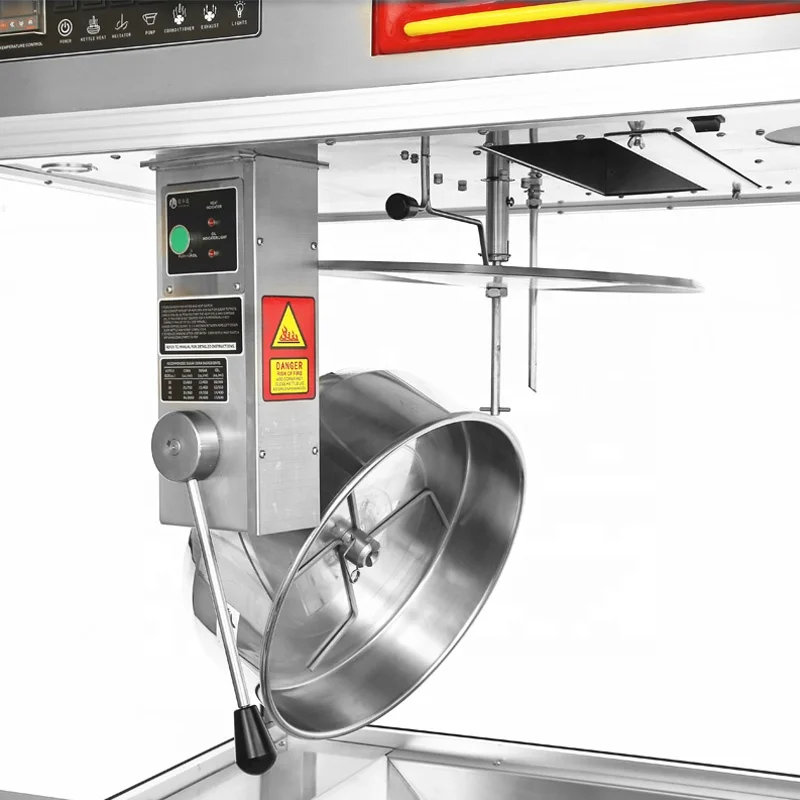 XFD Brand Popcorn Machine Top Supplier Suspended DUAL kettles 32oz 48oz 52oz Cinema Popcorn Machine for Concession