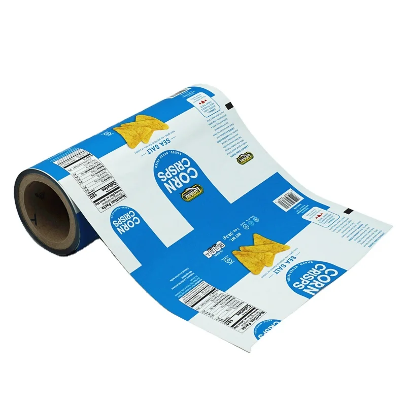 Custom Printed Aluminum Foil Food Packaging Film for Packing Machine