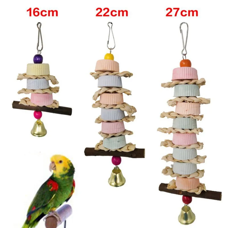 
Birds Parrot Grinding Stone Chewing Toy Mouth Molars Stone Toys Hanging String Parrot Cage Parakeet Cockatiel Toy Mineral 