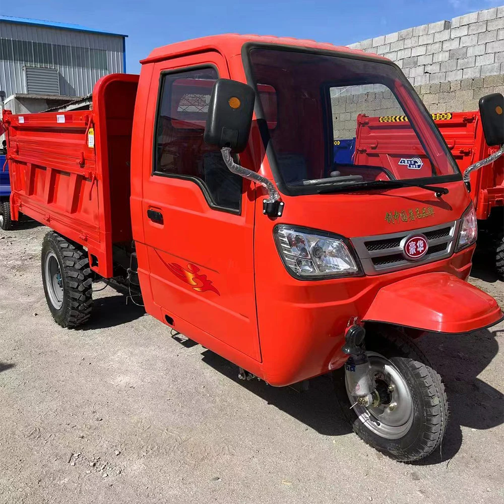 Бензиновый мотоцикл 200CC Грузовой Трехколесный автоматический Шестеренчатый ящик передач грузовой мотоцикл