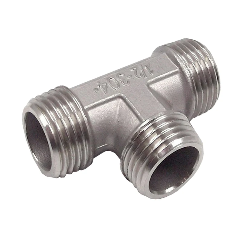 304 stainless steel tee Chinese manufacturers wholesale plumbing fittings