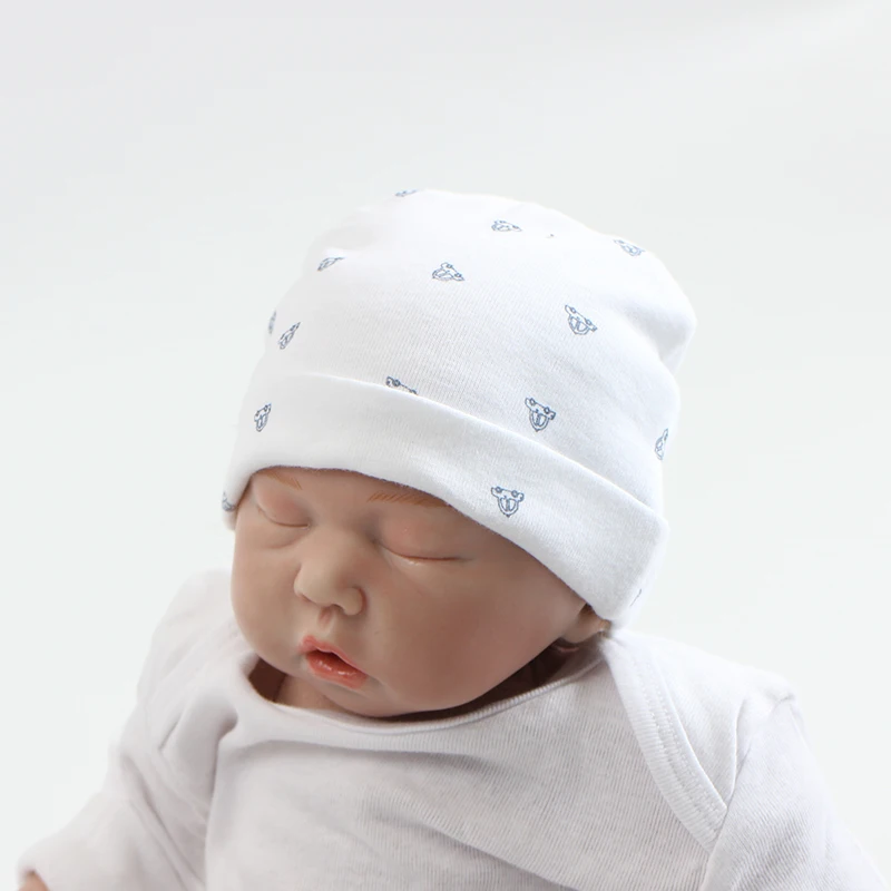 Candy color 3pcs in one set allseason cheap unisex newbron cotton baby hat protect forgirls and boys