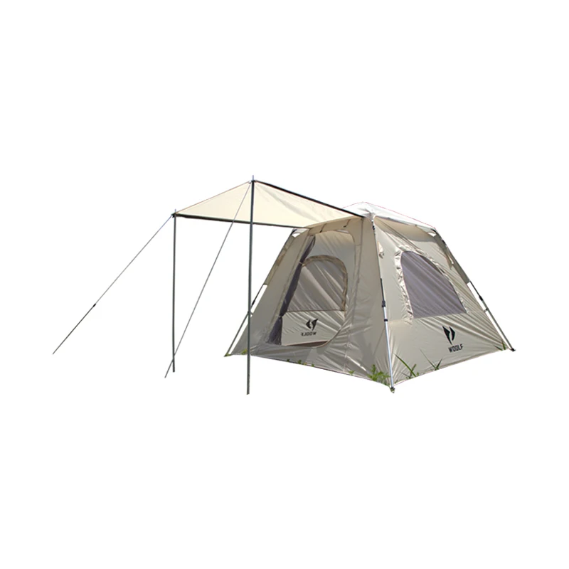 QX factory camping outdoor glamping winter waterproof canvas heavy duty Large igloo tent outdoor transparent