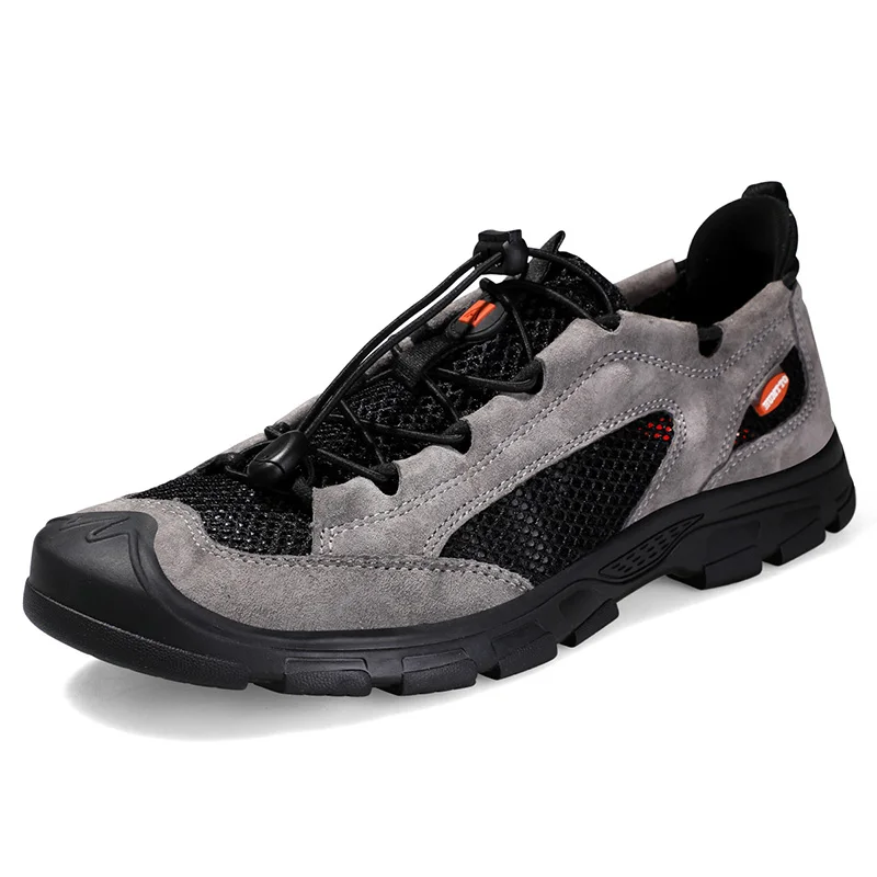 New Arrive Spike Durable  Breathable Hiking Boots Outdoor Humtto Women Korea Waterproof Men Hiking Trail Running Shoes For Men