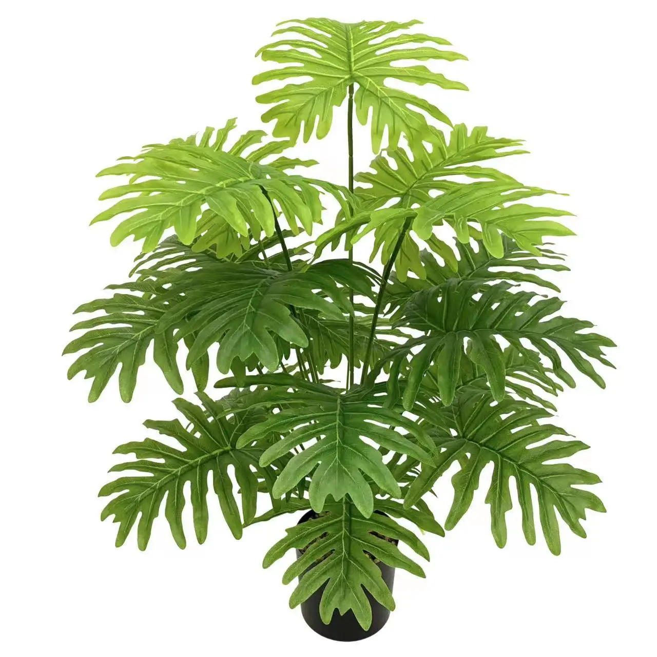 Новый стиль зеленая искусственная трава пластиковые растения листья кусты зелень тропические для дома свадебные украшения товары вечеринки