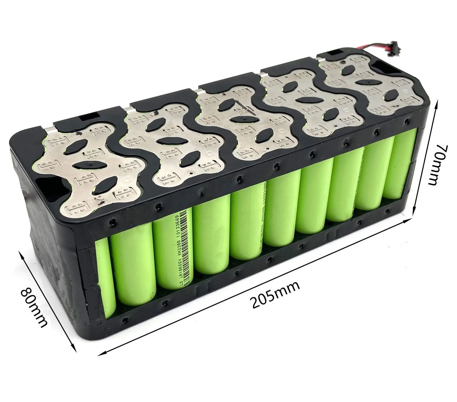 Consumer Electronics cylindrical 18650 rechargeable lithium ion battery pack